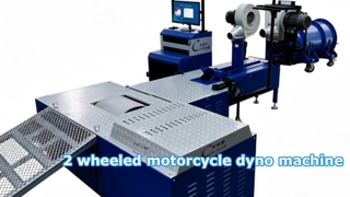 Machine dynamométrique de moto à 2 roues Cartesy