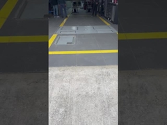 Ligne d'essai de véhicule à rouleaux combinés 4 en 1 Ligne d'essai de véhicule avec conception innovante du couvercle du banc de freinage