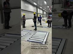 Fabrique d'assemblage de Ford CKD au Cambodge rouleaux sans coque Testeur de rouleaux de freinage Doubles plaques de glissement latéral Spee