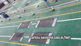 Cas de la ville de Leiwuqi au Tibet !Cartesy installe avec succès une ligne d'inspection complète des véhicules en haute
