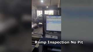 Client Congo Équipements d'inspection de véhicules 4 en 1 sur rampe sans fosse