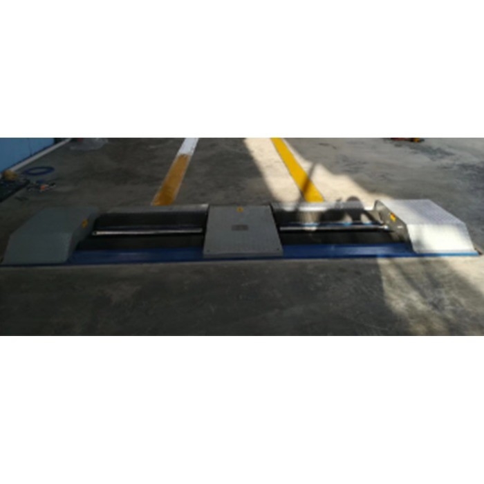 Cartesykj Équipement d'inspection du véhicule Testeur de frein à rouleaux 4T Testeur de force opposée au frein à rouleaux avec épreuve de frein à charge d'essieu