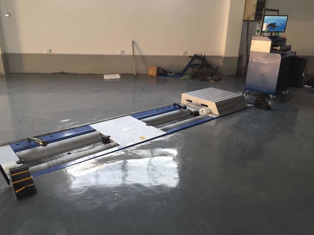 15 t de charge du véhicule dynamomètre du châssis du véhicule dynamomètre du véhicule ligne d'essai pour les émissions de consommation de carburant