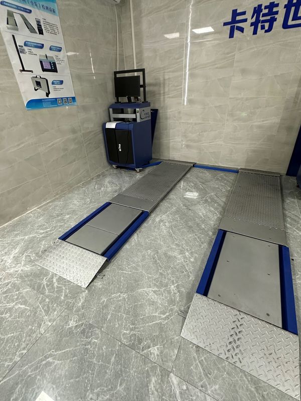 Ligne d'essai du véhicule Équipement d'inspection du véhicule Épreuve de la force de freinage 4CTPB-3-4 Testeur de freinage à plaque ultraplate