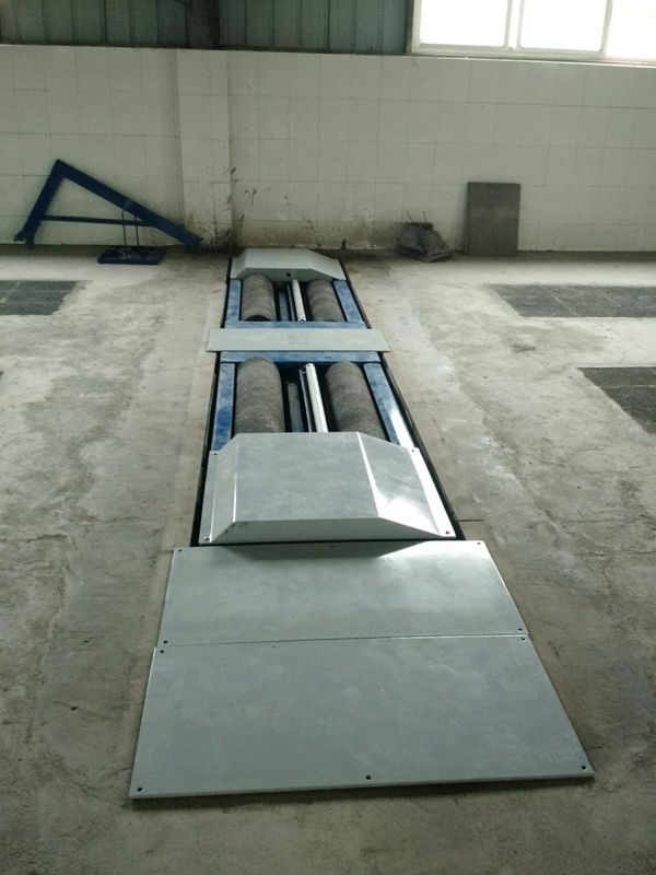 Cartesy Testeur de freins à rouleaux automobiles Forces avec charge sur l'essieu CTFZ-10B 10T Testeur de freins à rouleaux pour véhicules lourds