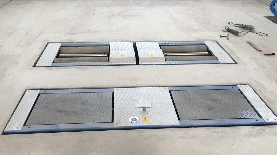CTGT-3-3B ligne d'essai 3 en 1 du véhicule à double plaque, testeur de frein à rouleaux mobiles, testeur de glissement latéral de 3000 kg