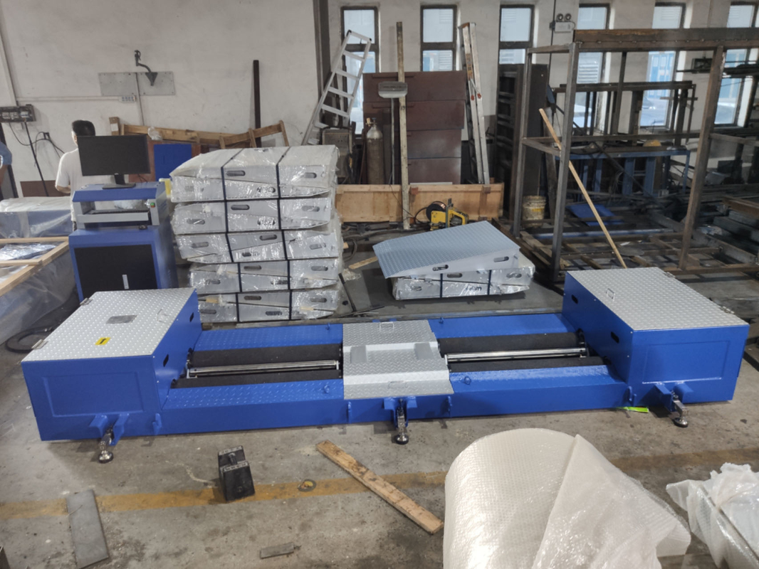 CTZD-2500M Testeur de freinage à rouleaux portable pour camions mobiles pour équipement d'inspection de ligne d'essai de véhicule 3T
