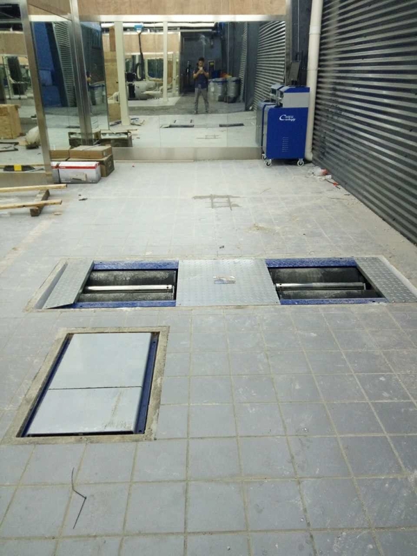 CTGT-3-3C ligne d'essai du véhicule à rouleaux trinitaires, testeur de freinage à rouleaux Vlt avec plaque unique de charge à axe
