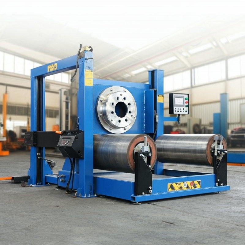 Testeur de freins à rouleaux portable pour camions à quatre roues motrices 10 tonnes de capacité