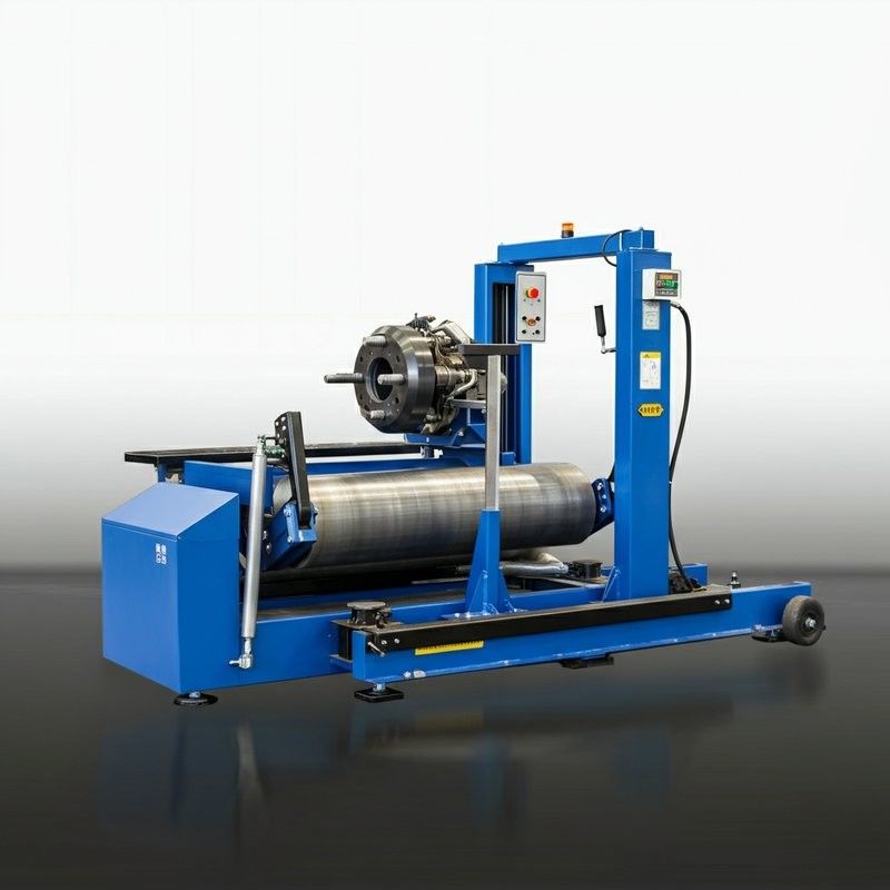 Testeur de freins à rouleaux portable pour camions à quatre roues motrices 10 tonnes de capacité