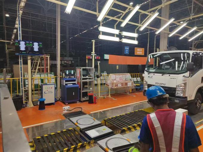 CTZJ-15 Camions Véhicule Angle de direction Testeur de charge 15T avec instrument de commande LCD avec écran tactile