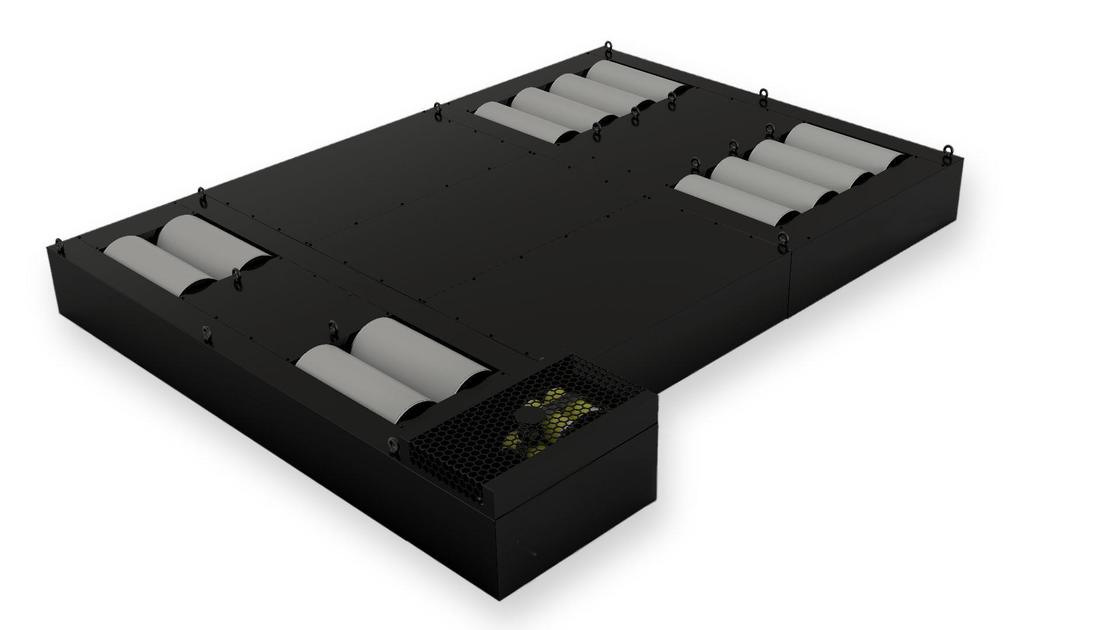 Banc d'essai 4x4 dynamomètre à rouleaux pour chevaux en Russie