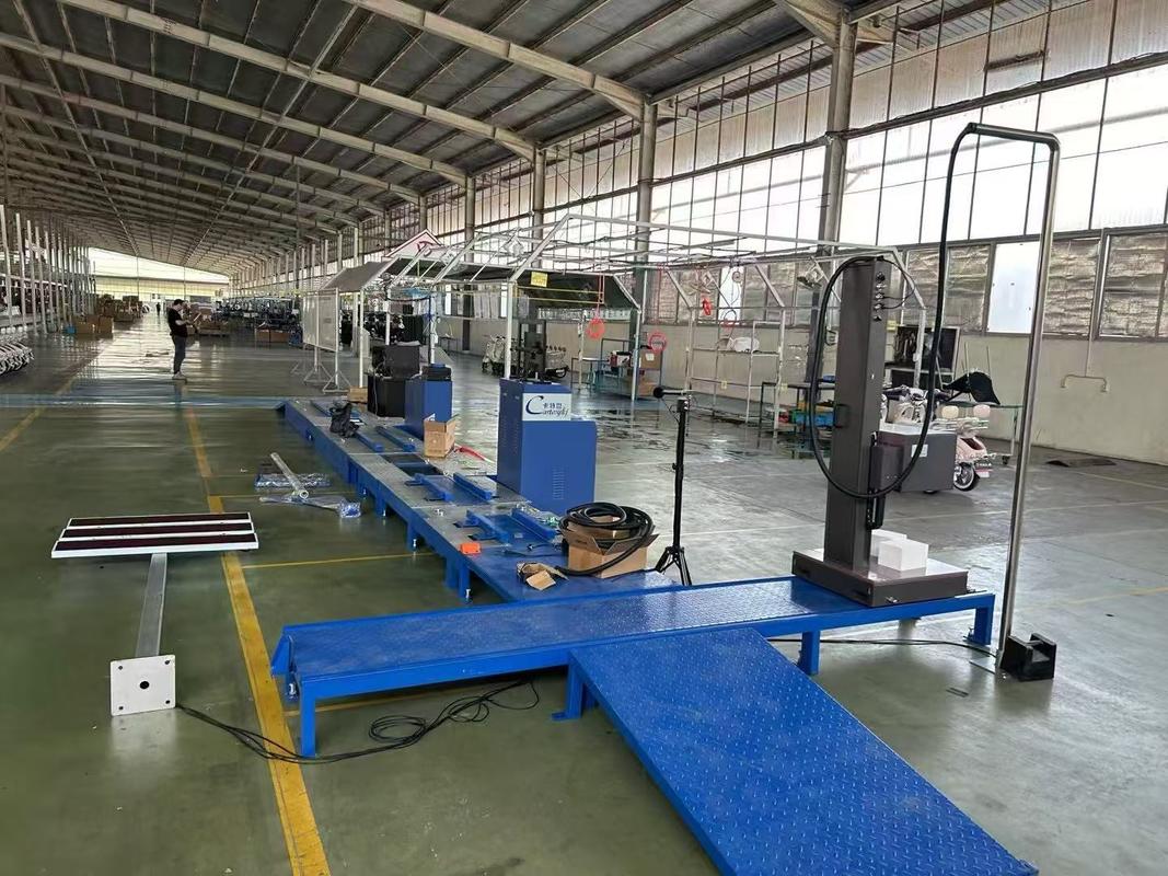 CTMT-300B Testeur complet de moto personnalisé avec trois ventilateurs de refroidissement de 3000 watts spécialement conçus pour fonctionner sous terre