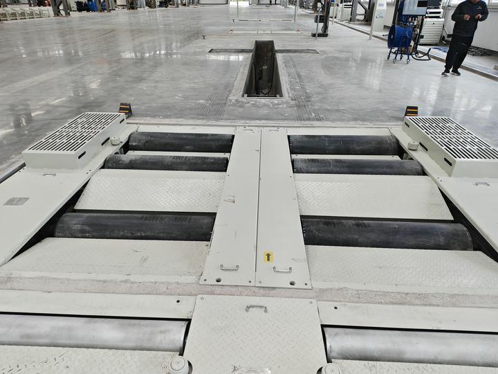 CTDCG-14 Trois essieux six rouleaux véhicule châssis dynamomètre automobile dynamo machine à cheval