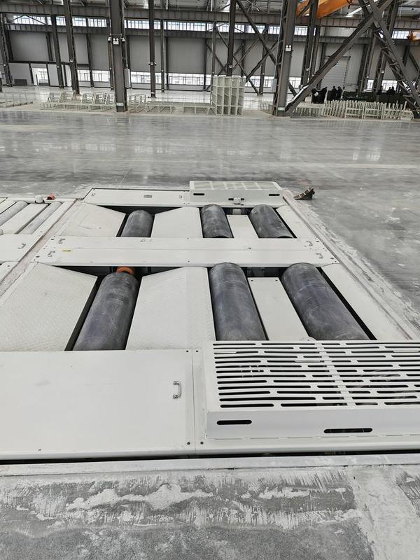 CTDCG-14 Trois essieux six rouleaux véhicule châssis dynamomètre automobile dynamo machine à cheval