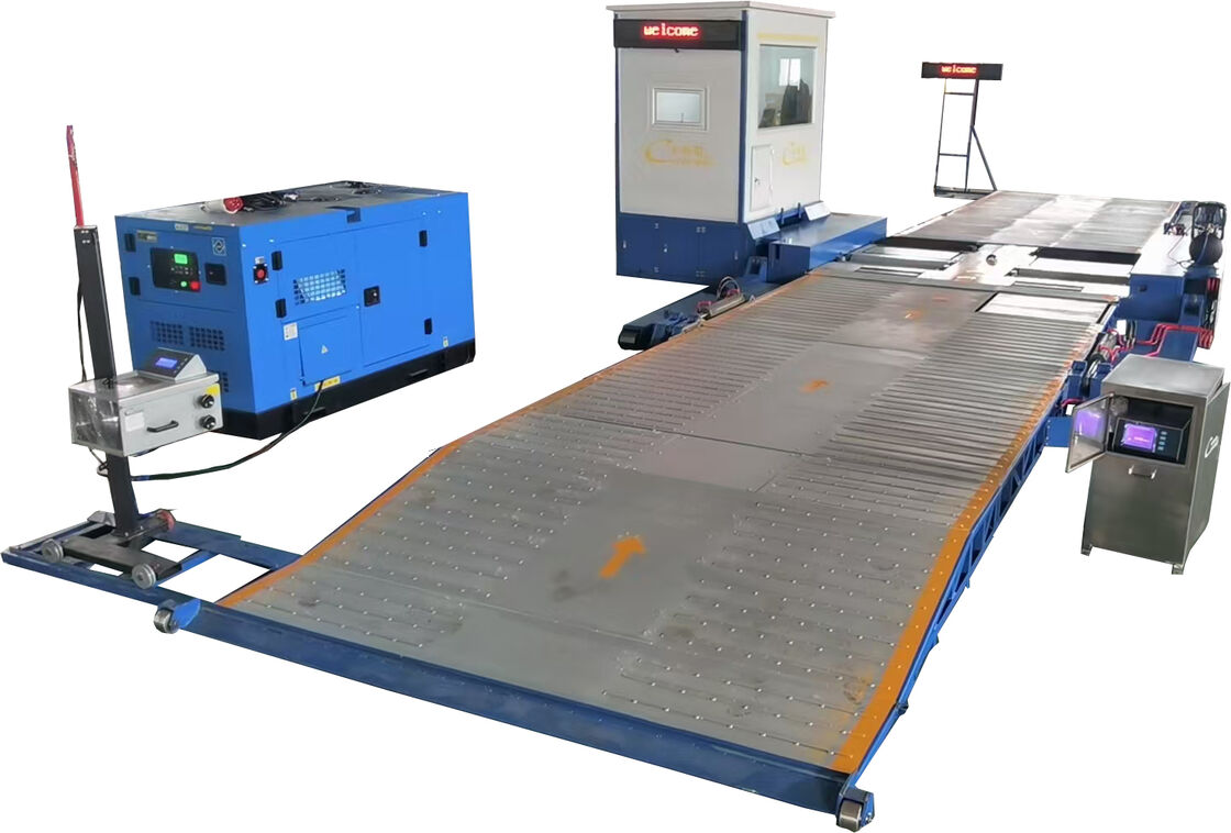 Position de travail Ligne d'essai mobile de sécurité du véhicule 10000 kg Charge Ligne d'essai mobile CTYJ-10