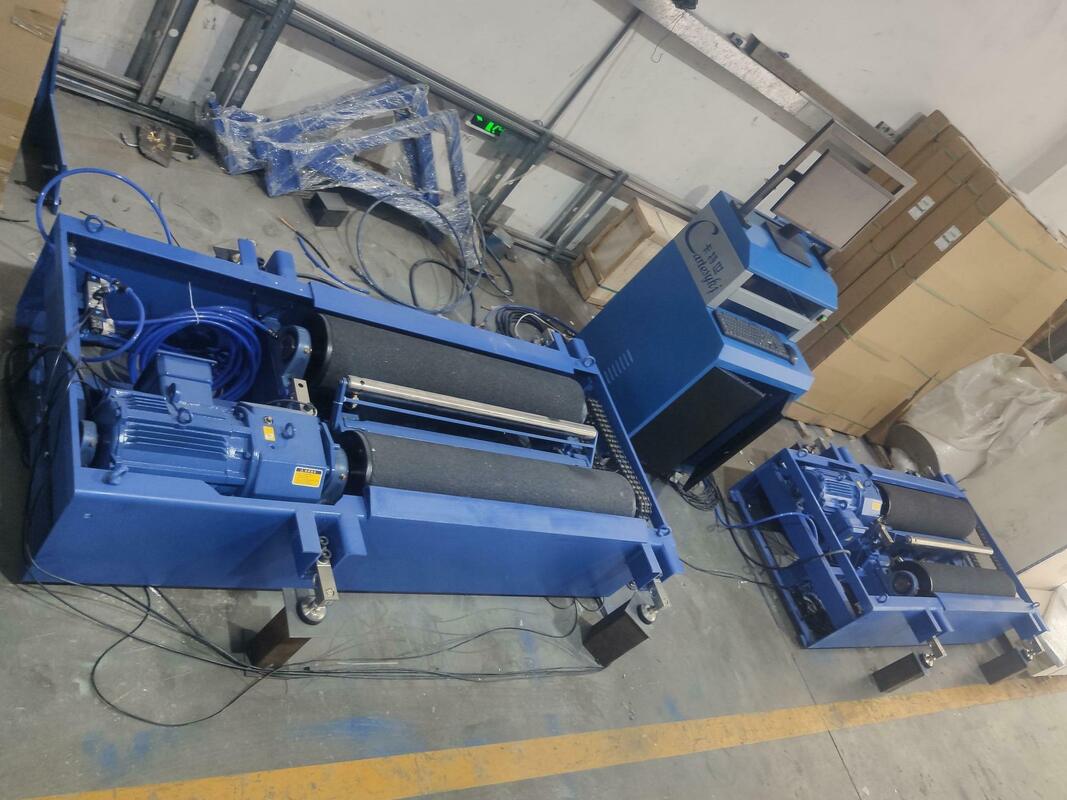 Cartesy Testeur de freins à rouleaux automobiles Forces avec charge sur l'essieu CTFZ-10B 10T Testeur de freins à rouleaux pour véhicules lourds