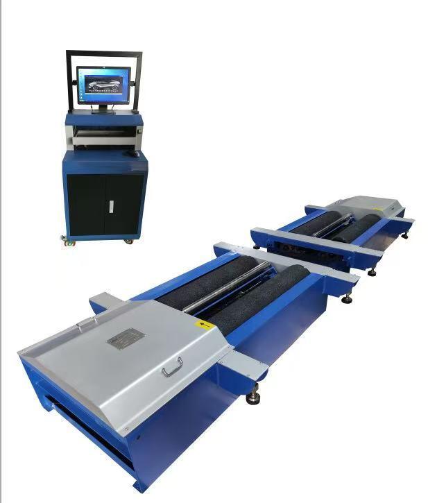 Testeur de frein à rouleaux de la marque Cartesykj CTFZ-13B Testeur de forces opposées avec montage de charge d'essieu 15T Véhicule Rouleaux de frein automobile