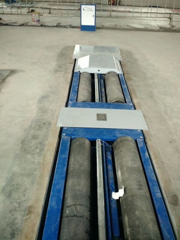 Testeur de frein à rouleaux de la marque Cartesykj CTFZ-13B Testeur de forces opposées avec montage de charge d'essieu 15T Véhicule Rouleaux de frein automobile