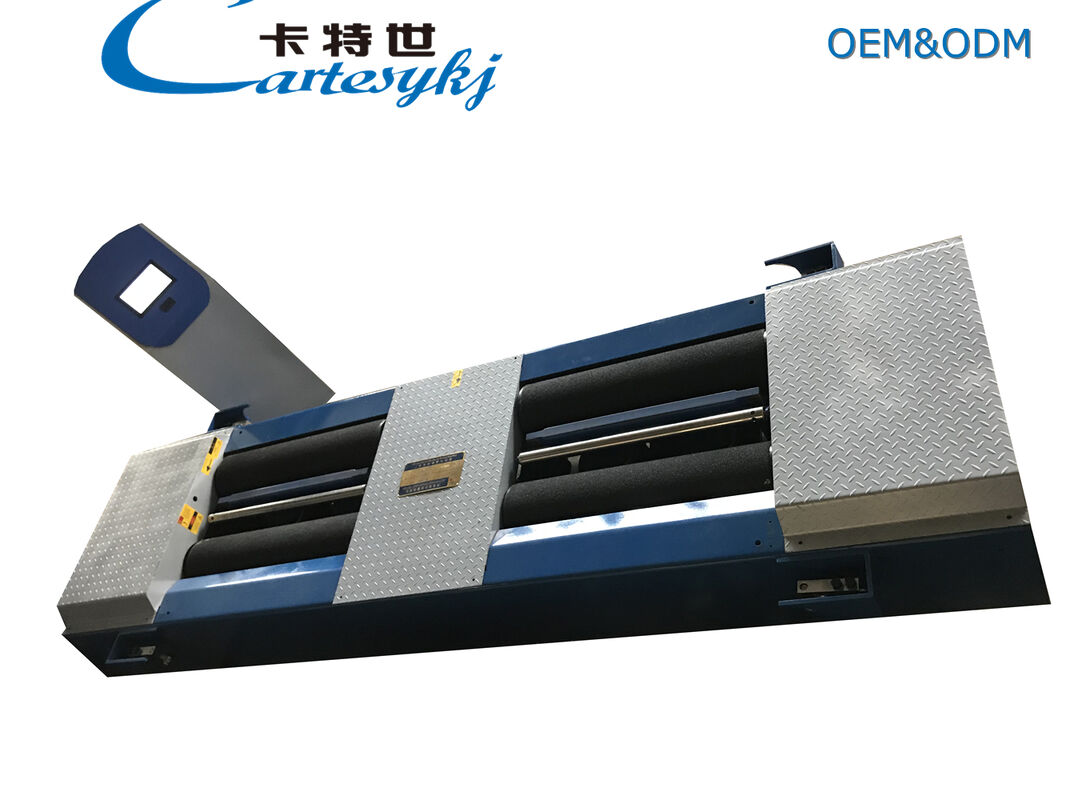 Testeur de frein à rouleaux de la marque Cartesykj CTFZ-13B Testeur de forces opposées avec montage de charge d'essieu 15T Véhicule Rouleaux de frein automobile