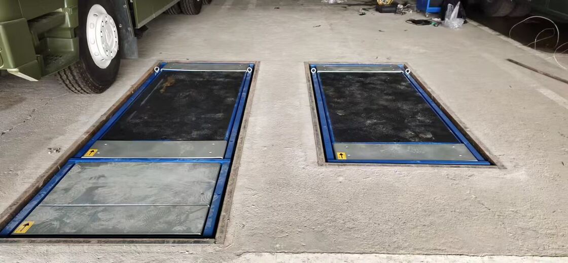 Cartesykj Testeur de frein plat de luxe 3T 10T 15T Équipement d'inspection de véhicule Voie d'essai de véhicule 2CTHPB-13 avec testeur de frein de charge d'essieu de suspension à glissement latéral