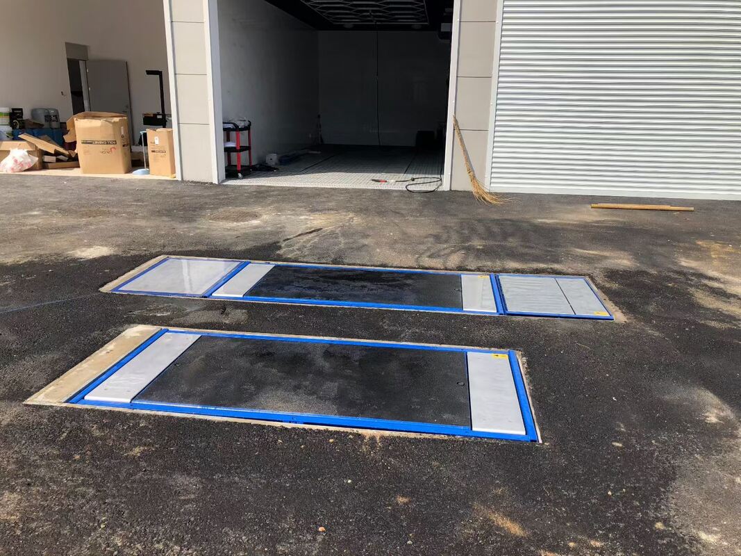 Cartesykj Testeur de frein plat de luxe 3T 10T 15T Équipement d'inspection de véhicule Voie d'essai de véhicule 2CTHPB-13 avec testeur de frein de charge d'essieu de suspension à glissement latéral