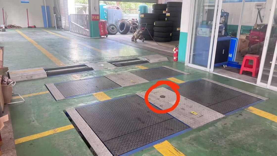 Testeur de dérive latérale de véhicule Cartesy 10t CTCH-10 pour équipement d'inspection de véhicules pour camions et voitures