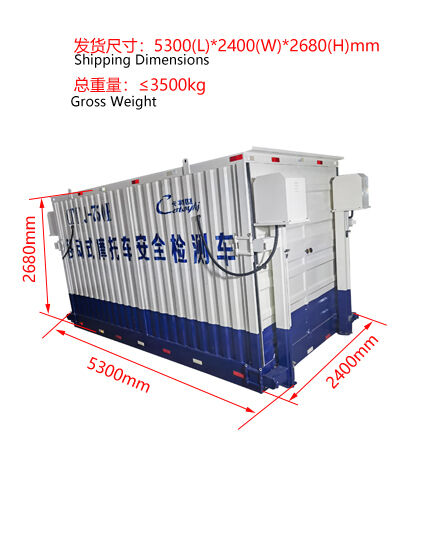 Installation de la ligne d'essai de la motocyclette mobile de Cartesykj Ligne d'essai de sécurité de 700 kg de charge Station d'essai mobile CTMYJ-750B