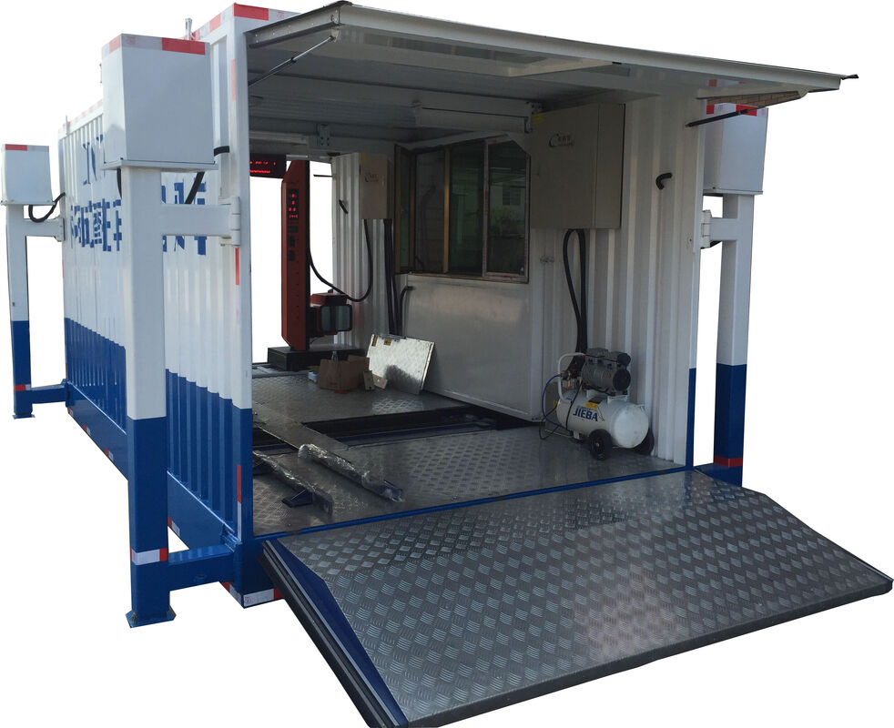 Installation de la ligne d'essai de la motocyclette mobile de Cartesykj Ligne d'essai de sécurité de 700 kg de charge Station d'essai mobile CTMYJ-750B