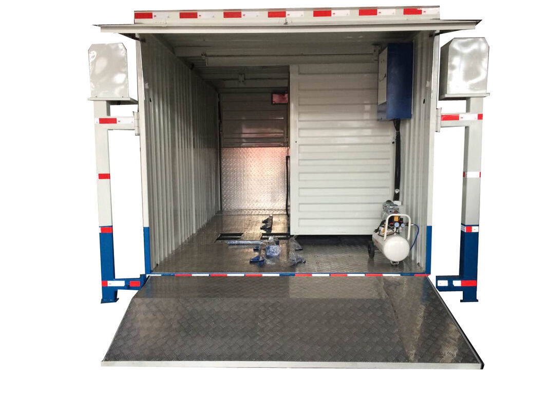 Installation de la ligne d'essai de la motocyclette mobile de Cartesykj Ligne d'essai de sécurité de 700 kg de charge Station d'essai mobile CTMYJ-750B