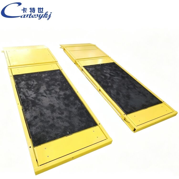 Cartesykj Testeur de freins plats de luxe 13T Équipement d'inspection du véhicule voie d'essai du véhicule 2CTHPB-10