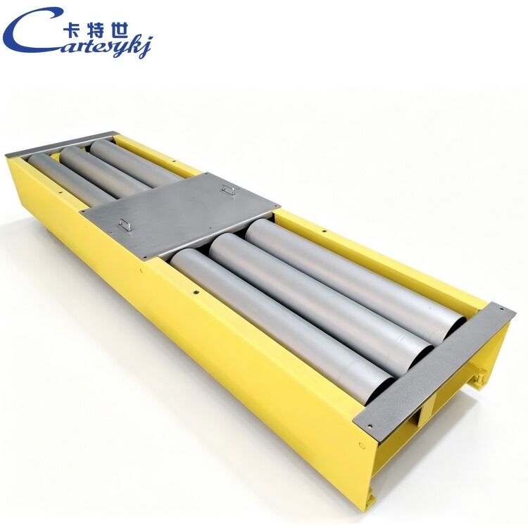 Rouleau libre Cartesy Pneumati CTZG-15 pour équipement d'inspection de véhicules avec capacité de 15T, résistant à la corrosion et verrouillage pneumatique