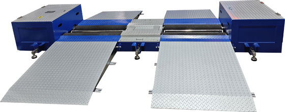 CTZD-2500M Testeur de freinage à rouleaux portable pour camions mobiles pour équipement d'inspection de ligne d'essai de véhicule 3T