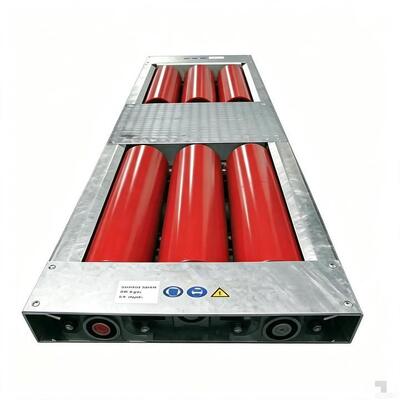 Cartesy Pneumati Free Roller Ensemble de rouleaux de bogie est utilisé en relation avec le testeur de frein ou le compteur de vitesse 215 mm de diamètre